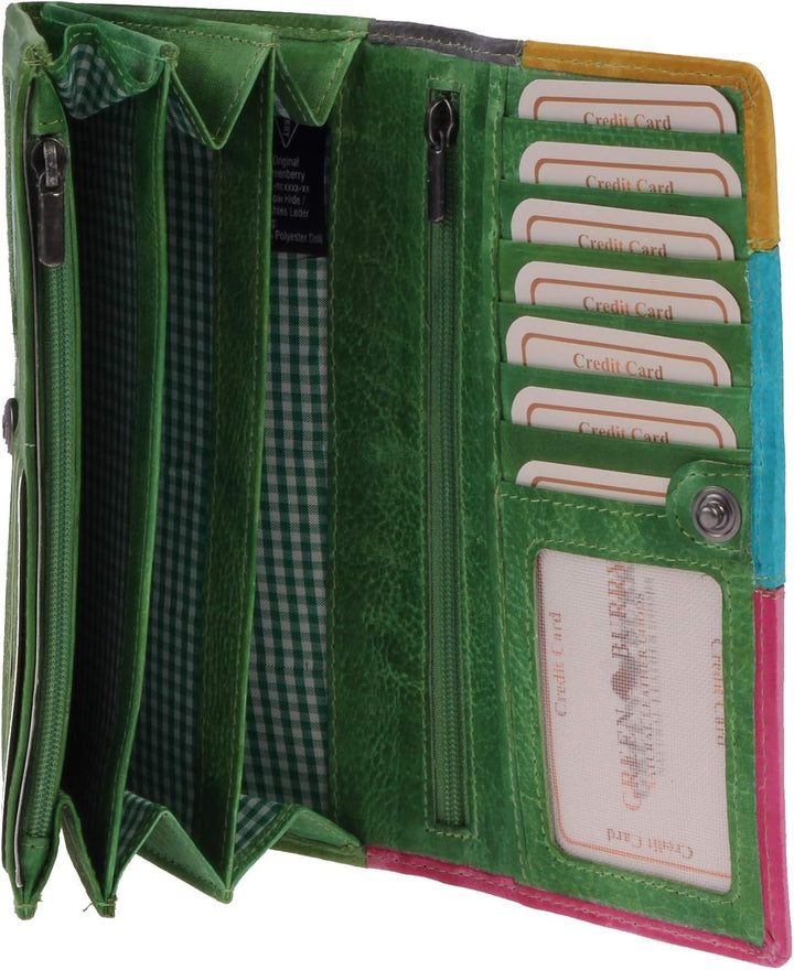 Greenburry Candy Shop Damen Geldbörse Bunt 9,5x18x3,5cm Portemonnaie Geldbeutel