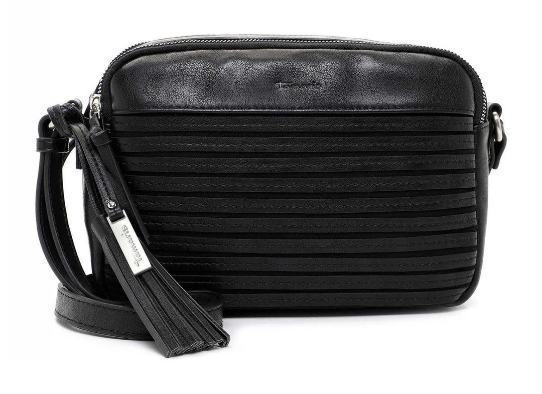 Tamaris Umhängetasche Liane 32210 Damen Handtaschen Mustermix Einheitsgrösse Black 100, Einheitsgrös