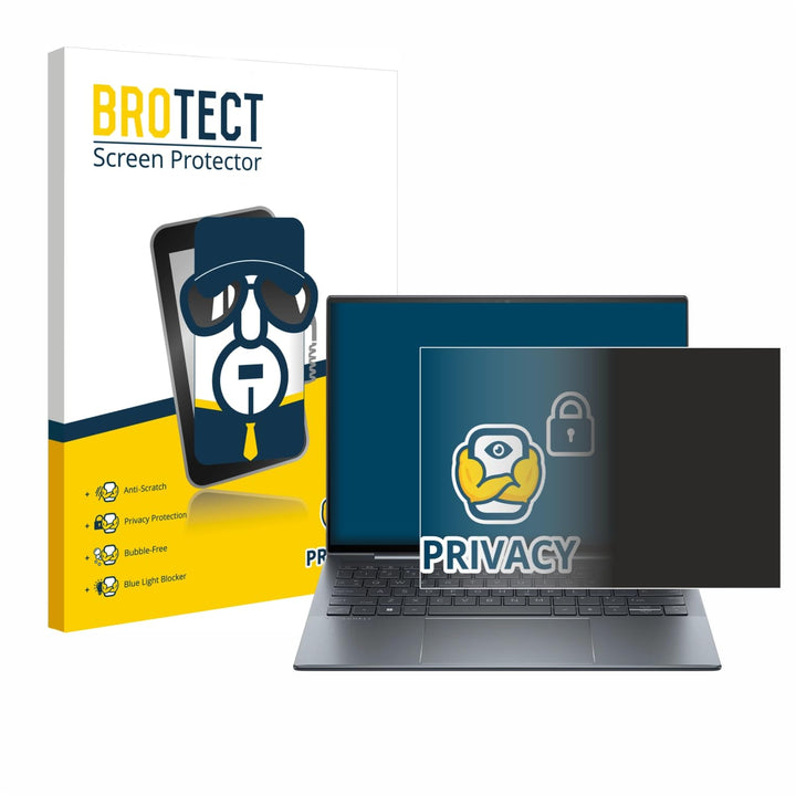 BROTECT Anti-Spy Blickschutzfolie für HP Dragonfly 13.5" G4 Non-Touch Privacy Screen Protector [Disp