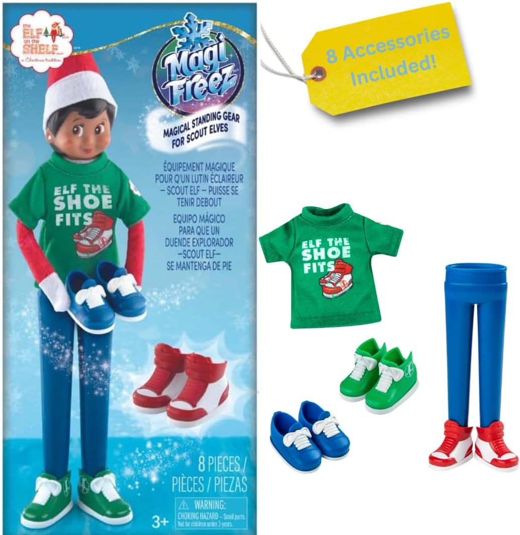 The Elf on the Shelf Holly Jolly Ollie Skateboard-Set (Scout Elf Nicht im Lieferumfang enthalten) Co