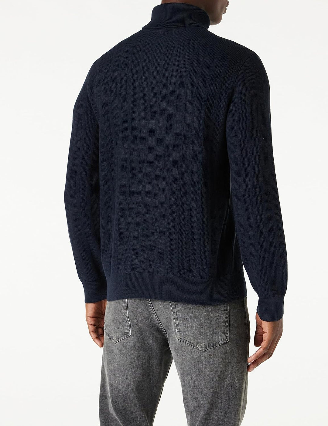 Armani Exchange Herren Cotton Solid Turtle Neck Pullover Sweater, S