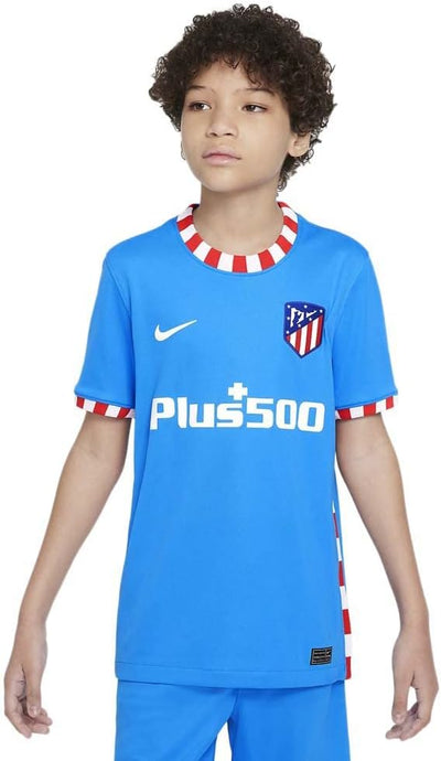 Atlético Madrid, Trikot Kinder, Saison 2021/22, Drittes Trikot L Photo Blue/White, L Photo Blue/Whit