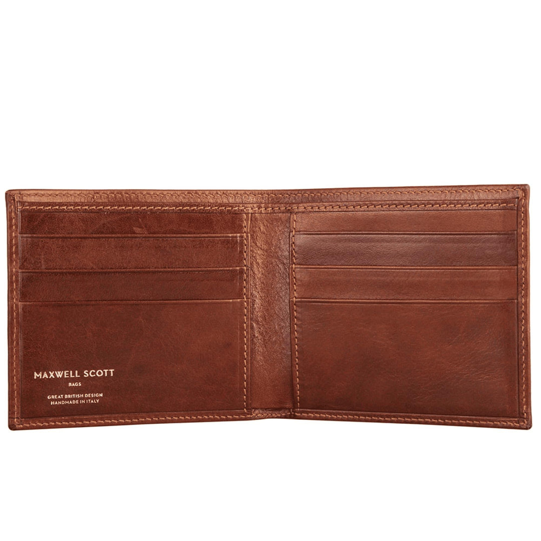 Maxwell-Scott Luxus Herrengeldbörse (Vittore), Cognac, One Size Cognac Braun, Cognac Braun