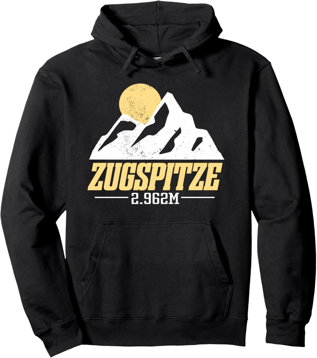 Zugspitze Berge Wandern Bergsteiger Bayern Pullover Hoodie