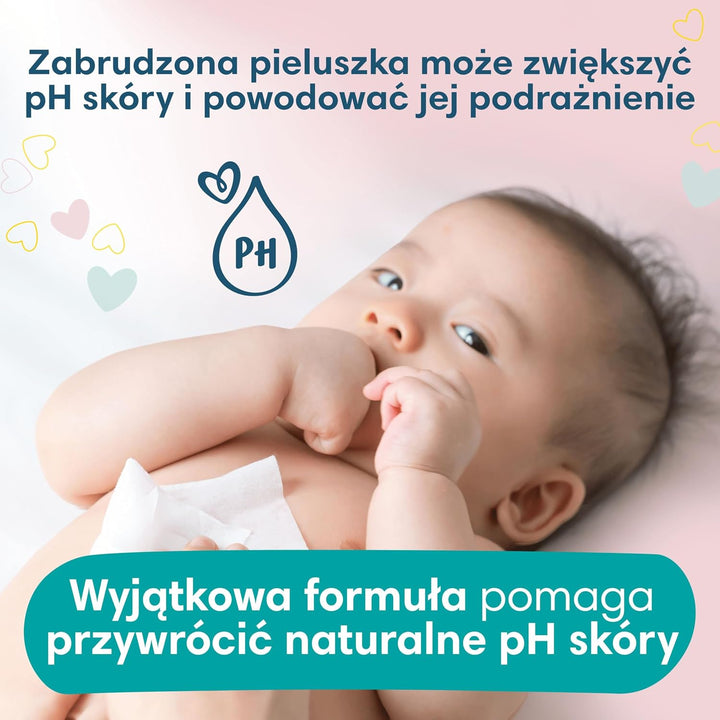 Pampers Sensibel Feuchte Tücher, 3 x 4 x 80 Tücher (960 Wischtücher) 80 stück (12er Pack) Old, 80 st