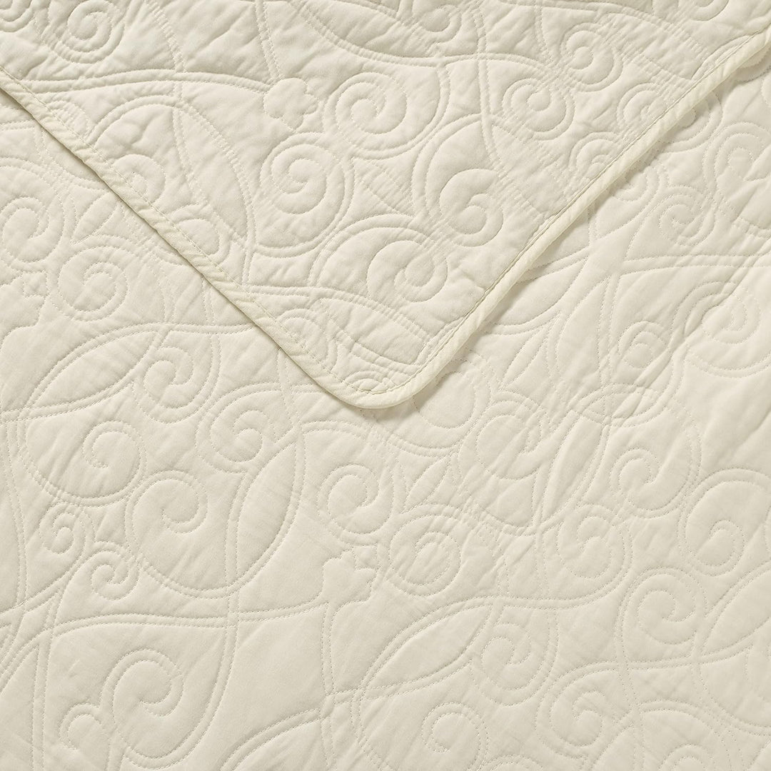 Laura Ashley Felicity Collection Steppdecken-Set, ultraweich, für alle Jahreszeiten, wendbar, stilvo