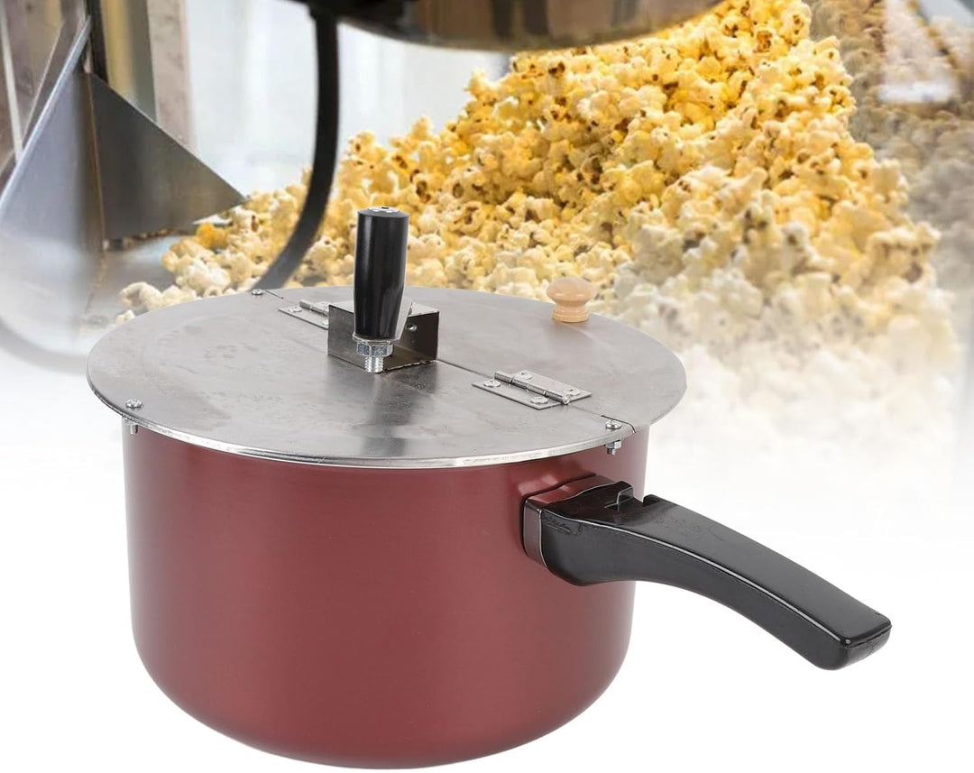 Edelstahl Popcorn Popper, Herdplatte Popcorn Maker handbetrieben, kompaktes Design, Popcorn Topf mit