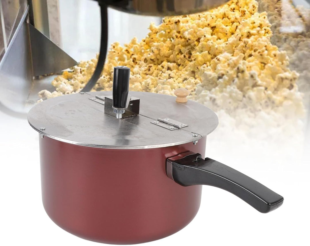 Edelstahl Popcorn Popper, Herdplatte Popcorn Maker handbetrieben, kompaktes Design, Popcorn Topf mit