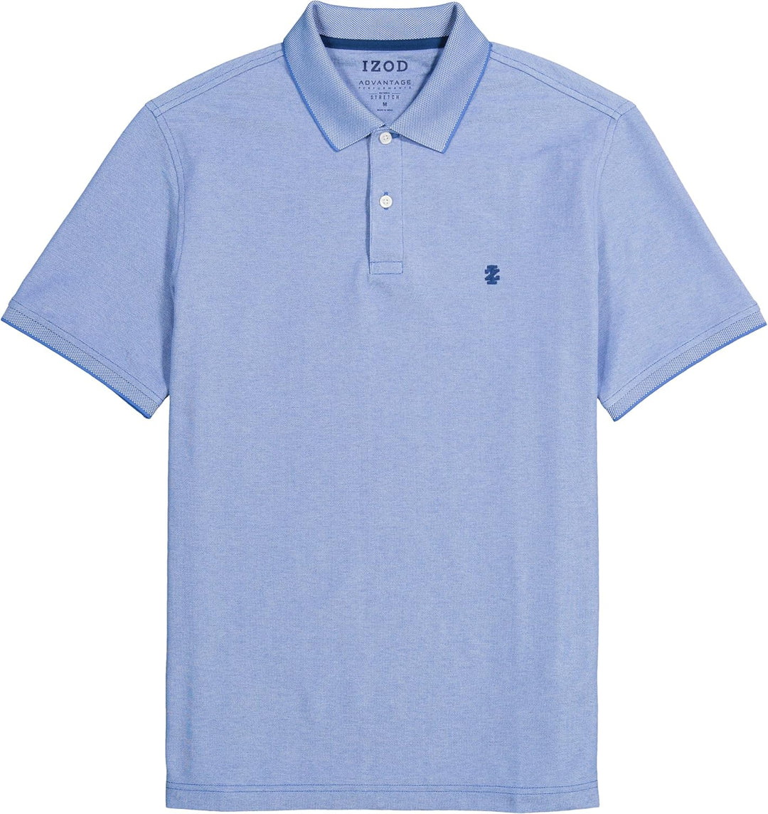 IZOD Herren Big & Tall Advantage Performance Polohemd Schmale Passform L Helles Kobaltblau