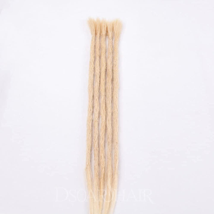 100% Echthaar Dreadlock Extensions 20 Zoll 5 Stränge/Pack Handgemachte Crochet Dreadlocks Extension