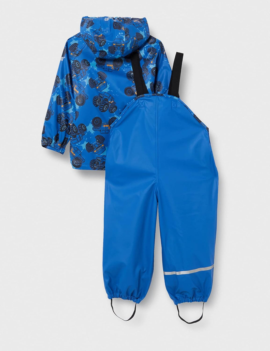 CareTec Unisex Kinder Rain Suit - Pu W. Fleece Regenmantel (1er Pack) 9-12 Monate Buckthorn Brown (2