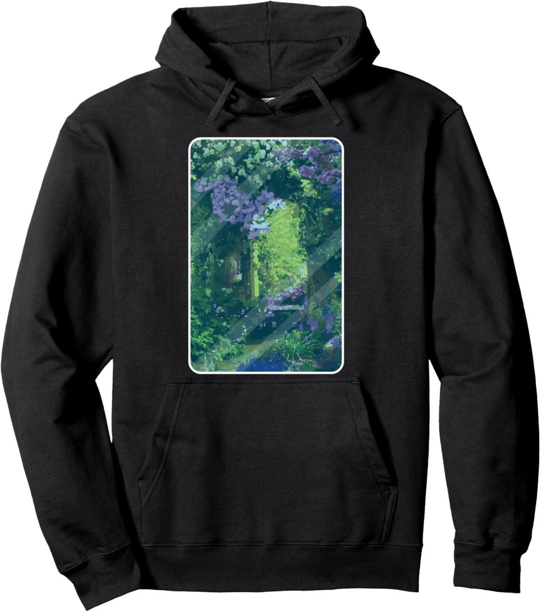 Mystical Doorway Bookworm-Person. Pullover Hoodie