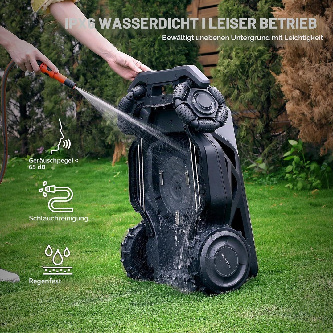 Mähroboter ohne Begrenzungskabel AIRSEEKERS TRON SE,bis 65% Steigung,App Steuerung,KI TrueVision-Nav