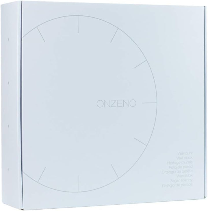 ONZENO Design Wanduhr 'The Mature.' ohne Tickgeräusche