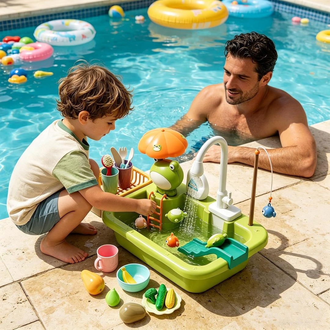 Generisch Wasserspieltisch | Garten-Pool-Spielzeug,Kinder Angelspiel,für, Mädchen, Vorschulkinder, G