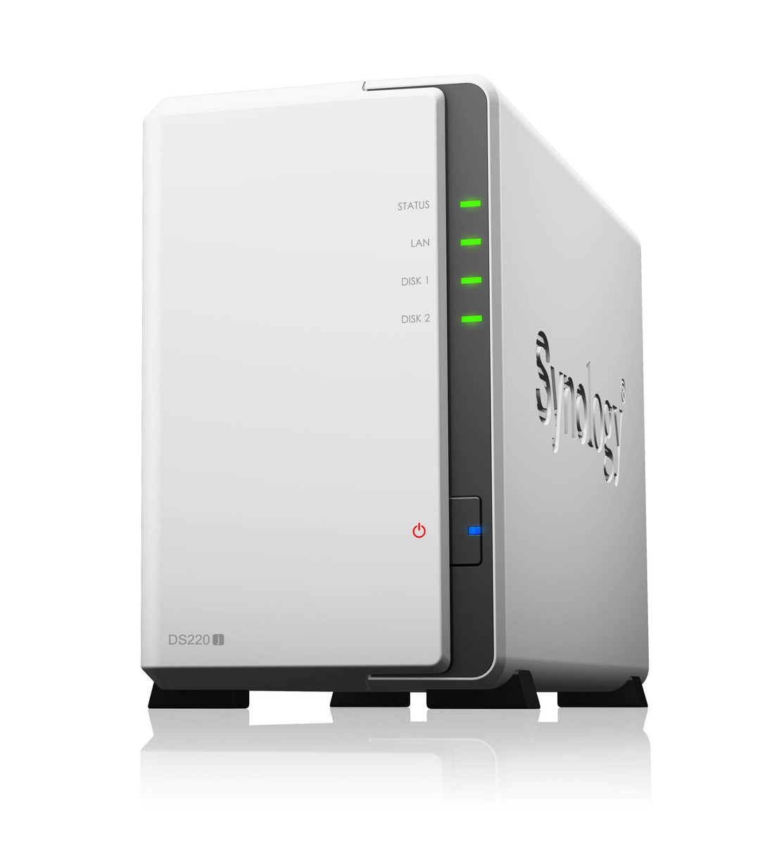 Synology DS220j 24 TB 2 Bay Desktop NAS-Lösung | Installiert mit 2 x 12 TB Seagate IronWolf-Laufwerk