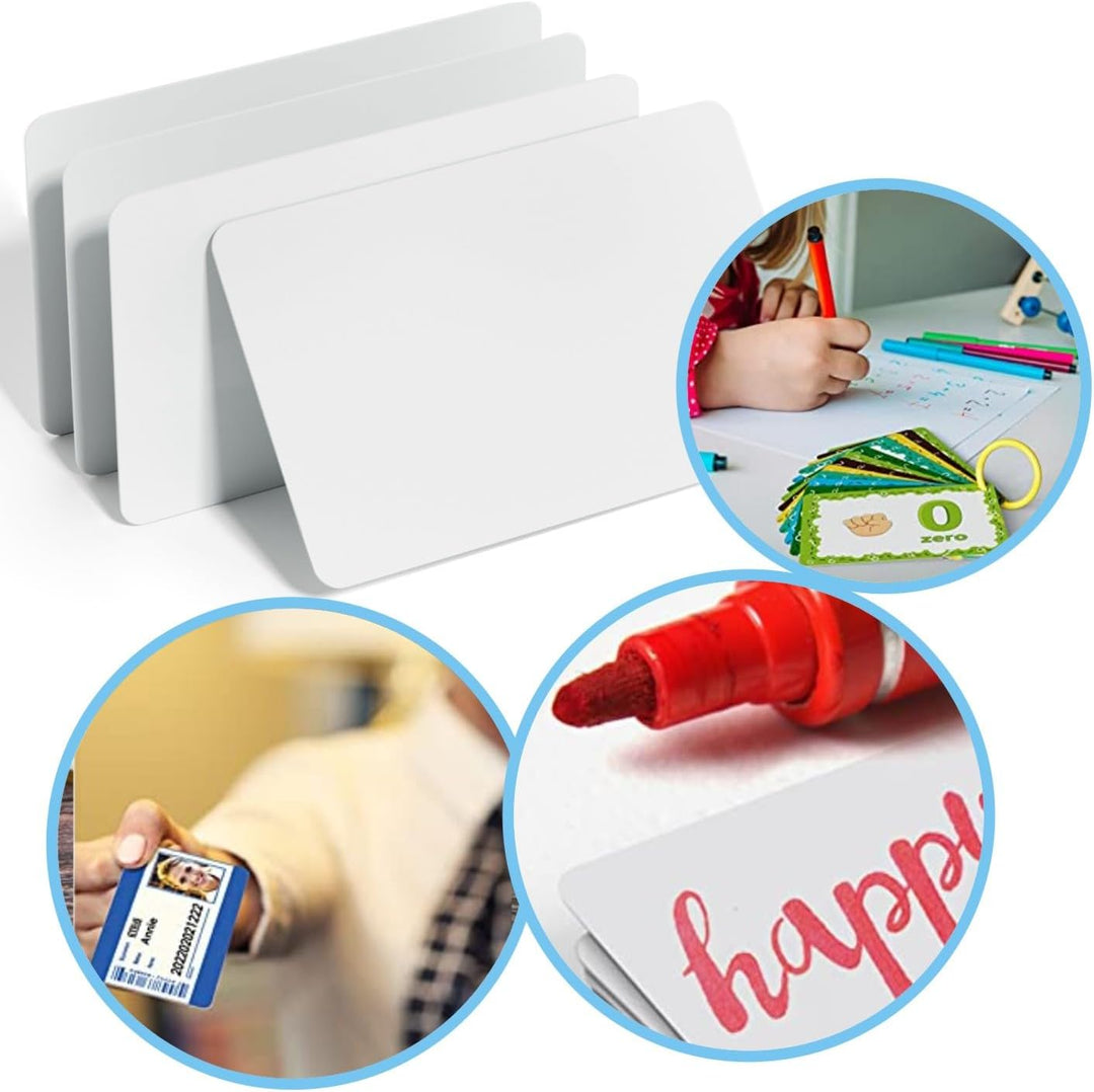 (100 Stück)Inkjet Printable PVC ID Cards Kompatibel Mit Epson und Canon Inkjet Drucker, CR80 30 MIL