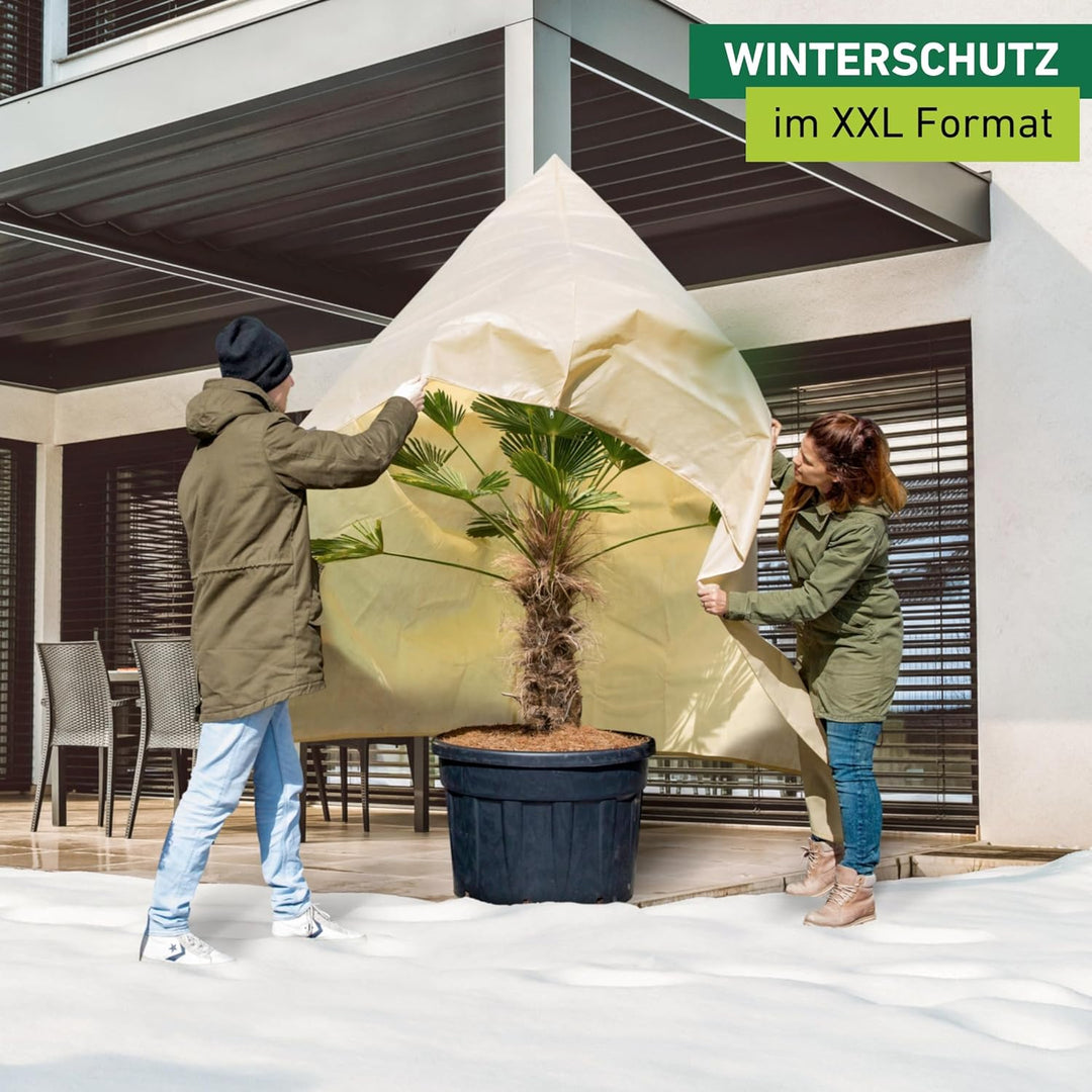 Windhager Winter-Vlieshaube Superprotect XXL, Kälteschutz, Frostschutz für Pflanzen, Abdeckvlies, Wi