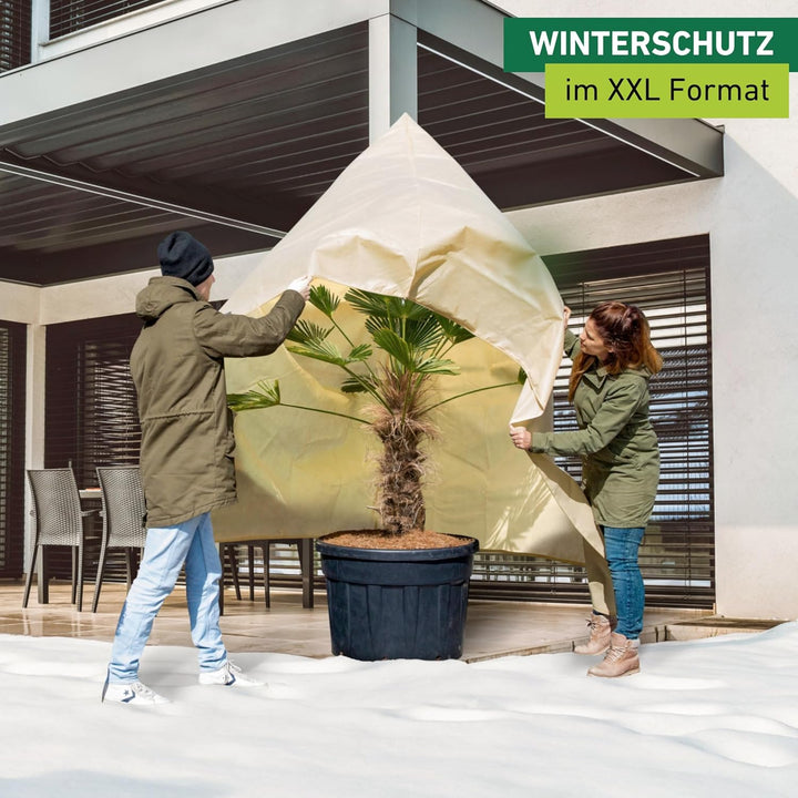 Windhager Winter-Vlieshaube Superprotect XXL, Kälteschutz, Frostschutz für Pflanzen, Abdeckvlies, Wi