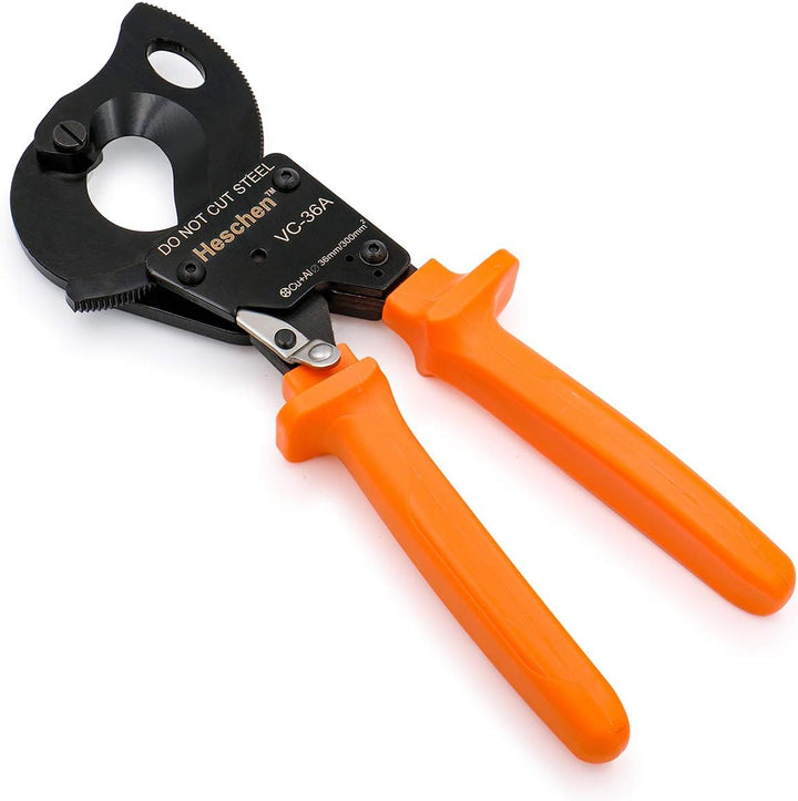 Heschen Ratchet Kabelschneider VC-36A verwenden für 36mm / 300mm² Abisolierzange Hand Crimpzange