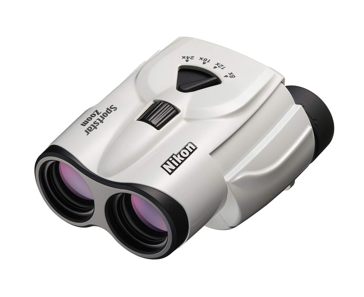 Nikon Sportstar Zoom 8-24x25 Zoom-Fernglas (8- bis 24-fach, 25mm Frontlinsendurchmesser) Weiss, Weis