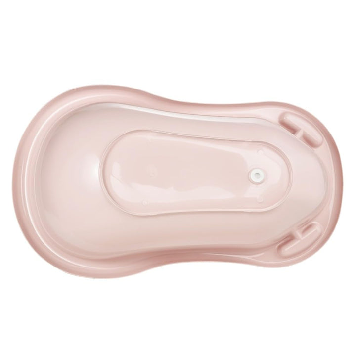keeeper Minnie Ergonomische Babywanne mit Stöpsel, Ab 0 bis ca. 12 Monate, 84 cm, Maria, Nordic Pink
