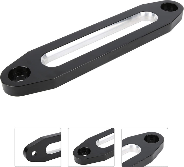 Hawse Fairlead, Seilwinde Seilfenster 10 Zoll / 25.4 cm Hawse Fairlead, 8000-15000 Lbs Schwarz Alumi