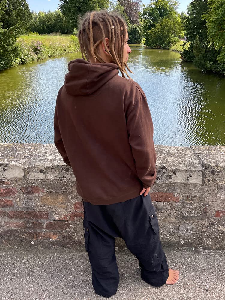Seed of Life Hoodie braun (S), S