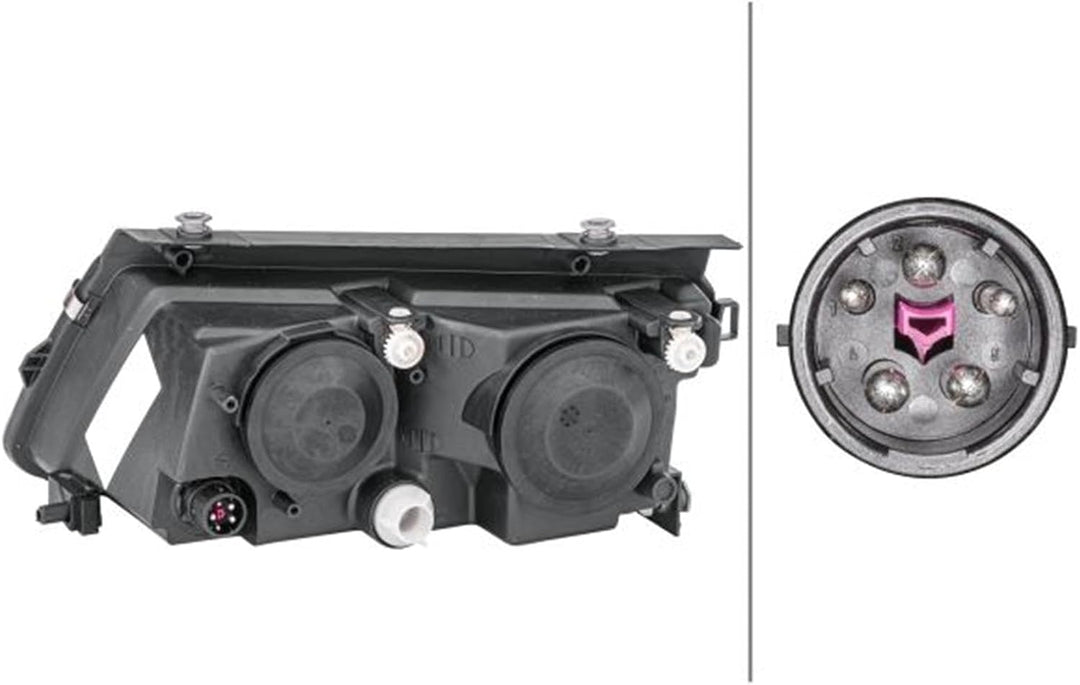 HELLA 1EF 007 520-061 Dreifachscheinwerfer/FF/Halogen-Hauptscheinwerfer - rechts - für u.a. VW Passa