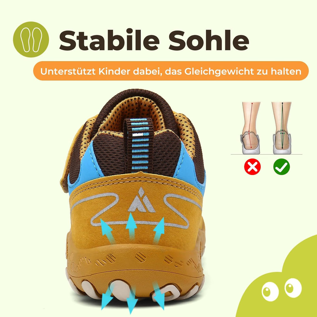 Mishansha Unisex-Kinder Turnschuhe Trekkingschuhe Mädchen Wanderschuhe Outdoor Sportschuhe 24-38 36