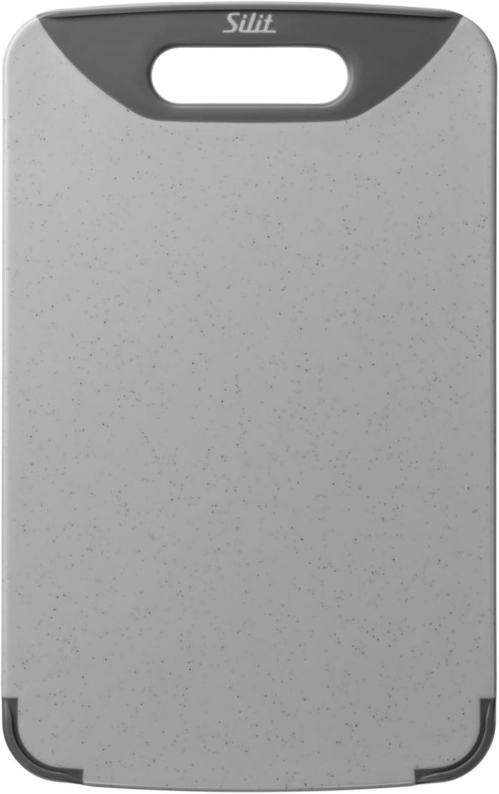 Silit Schneidebrett 32 x 20 cm, rechteckig, Kunststoff, praktischer Griff, spülmaschinengeeignet, kl