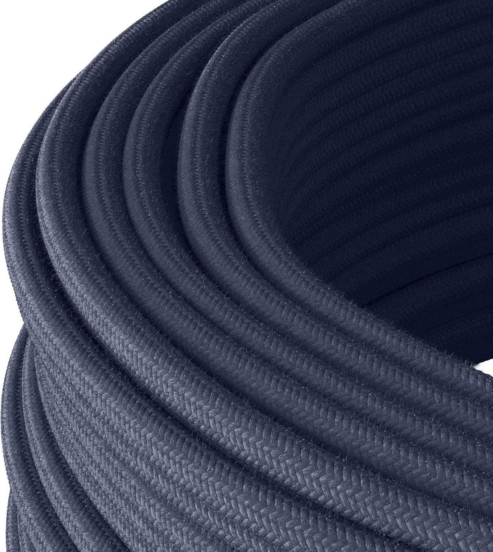 Textilkabel für flexible Elektroinstallation (H05VV-F), Stoffkabel 3x1.5mm², Aufputz-Textilkabel, In