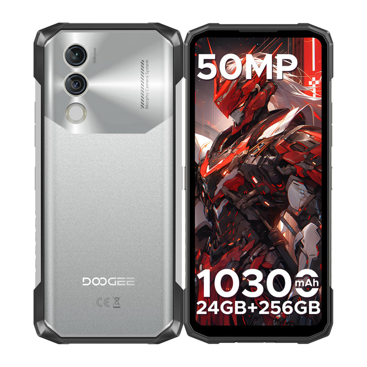 DOOGEE Blade10 Power Outdoor Handy Ohne Vertrag Android 14-10300mAh, 24GB+256GB/TF 2TB Outdoor Smart