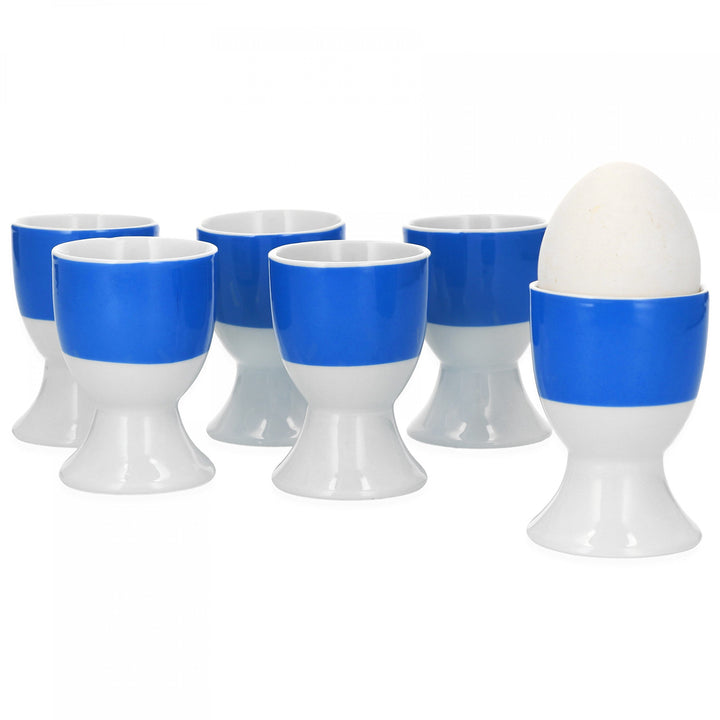 van Well Vario Eierbecher-Set 6-teilig - Eier-Service für 6 Personen - Eierhalter 4,6 cm breit & 7cm