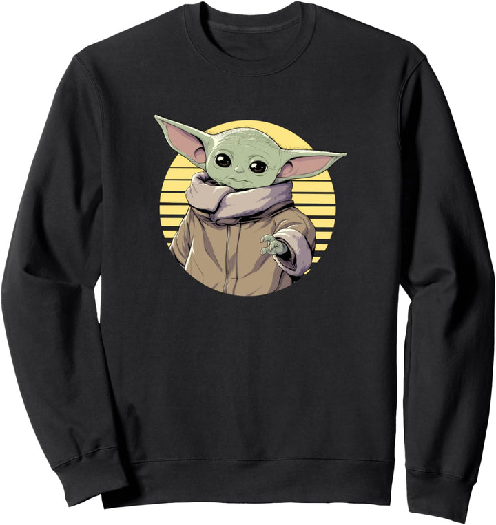 Star Wars The Child Sunset Circle Sweatshirt