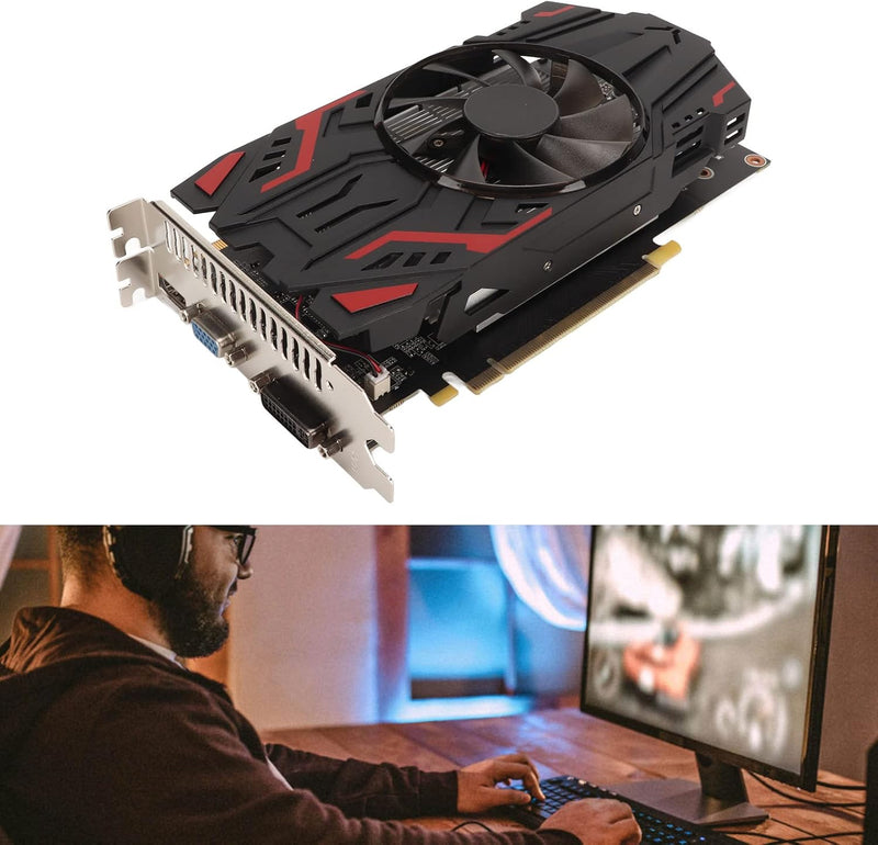 Tangxi GTX550 Ti Computer-Grafikkarte GTX550Ti 4GB 128BIT GDDR5 Gaming-Grafikkarte mit Stereoskopisc