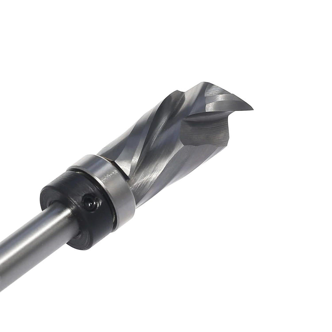 AKYLIN Spiral Bündigfräser 6mm Schaft，Up&Down Kompressions Cut Spiralfräser für Oberfräse，12.7 mm Sc