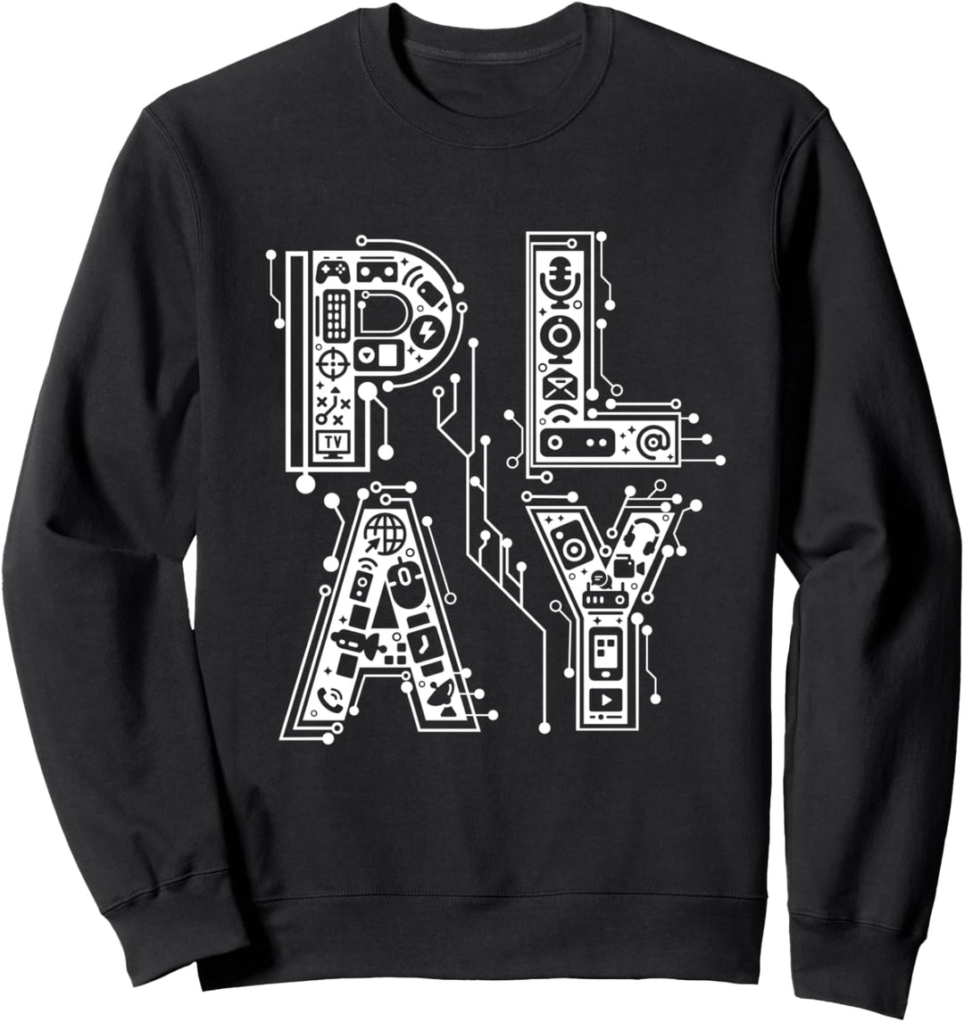 Spielen Sie Gamer und spielen Sie Gaming Sweatshirt