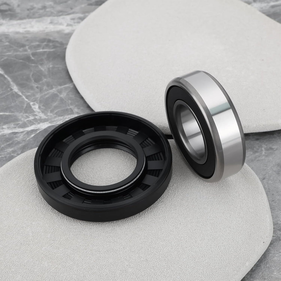 1 Set Trommellager-Dichtungsring-Kit DC6200008A 6205 RZ/6206 RZ /35x65.55x10/12 Kompatibel mit Samsu