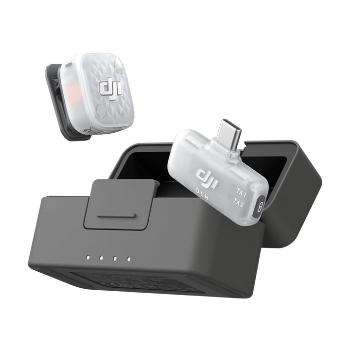DJI Mic Mini 2S (1 TX + 1 Handy-Empfänger + Case), KI-Geräuschunterdrückung Mic Mini 2S (1 Sender +