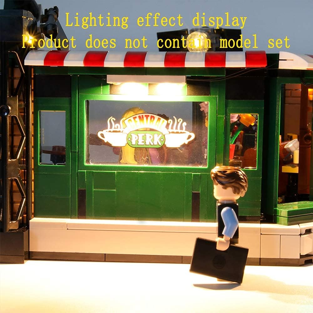 GEAMENT LED Licht-Set für Ideas Friends Central Perk Café - Kompatibel mit Lego 21319 Bausteinen (Mo