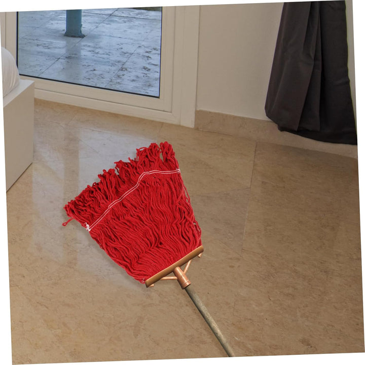 MAGICLULU Ersatz Moppkopf Aus Baumwoll Polyester Verschleissfest Gewerblicher Wischmoppkopf Waschbar