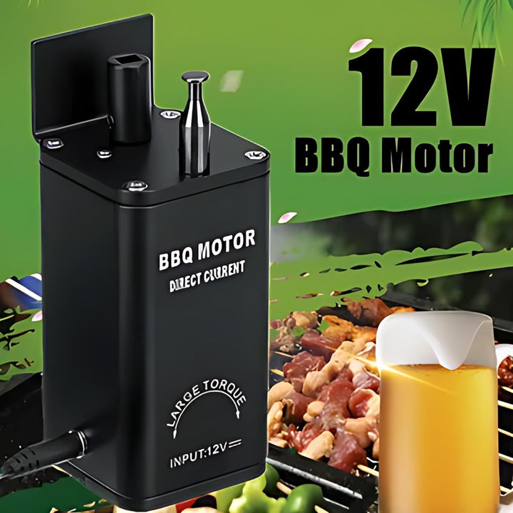 Uadme DC 5V BBQ Grill Motor Low Power Low Noise Aluminium Grillmotor Grillwerkzeug Zubehör mit USB K