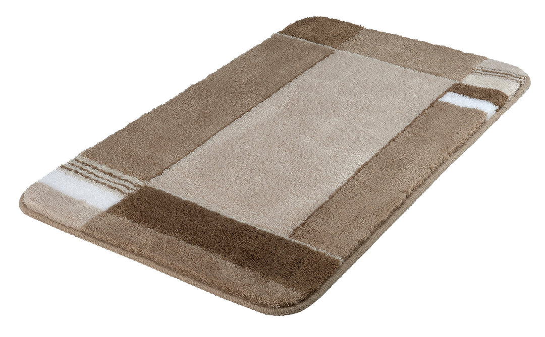 Kleine Wolke Badteppich Padova taupe 60 x 100 cm Taupe 60 x 100 cm Single, Taupe 60 x 100 cm Single
