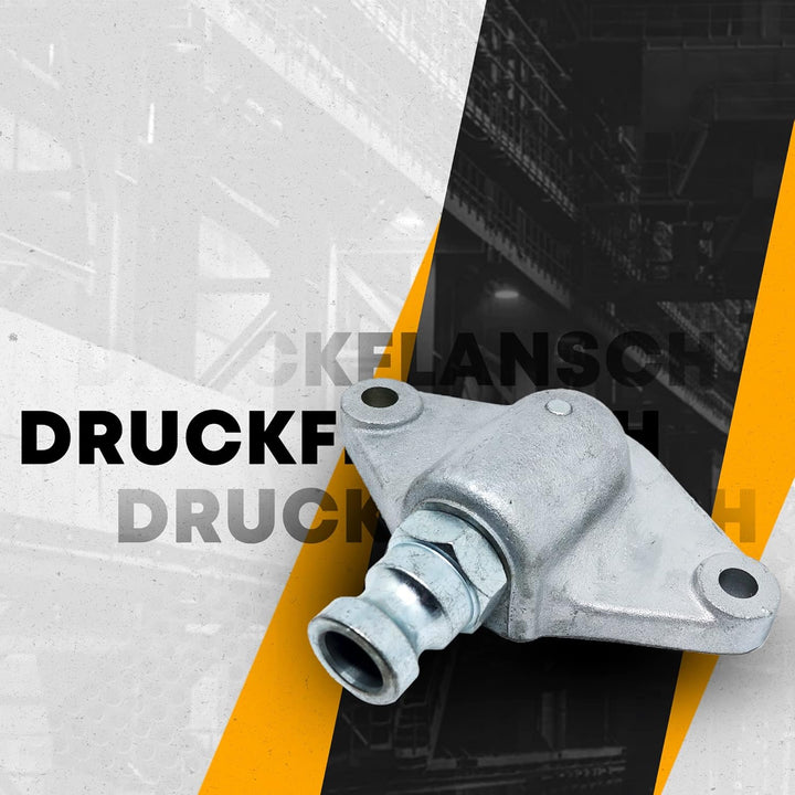 Frank Eiselt Druckflansch mit Stift und Kupplung, 25V Kupplung, passend zu PFT G4 / G5