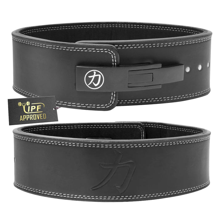 Strength Shop 13mm Lever Belt Gewichthebergürtel + Hebelschnalle, IPF-Zertifiziert für Wettkampf & C