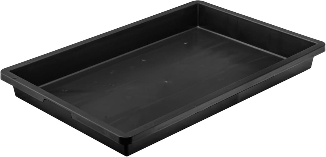 UDOPEA Profi Kunststoff Wanne flach (60 x 40 x 6,5 cm) - Pflanzschale, Wasserwanne ohne Bodenlöcher