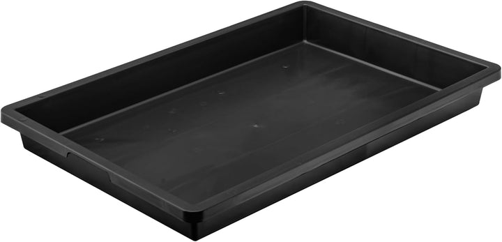 UDOPEA Profi Kunststoff Wanne flach (60 x 40 x 6,5 cm) - Pflanzschale, Wasserwanne ohne Bodenlöcher