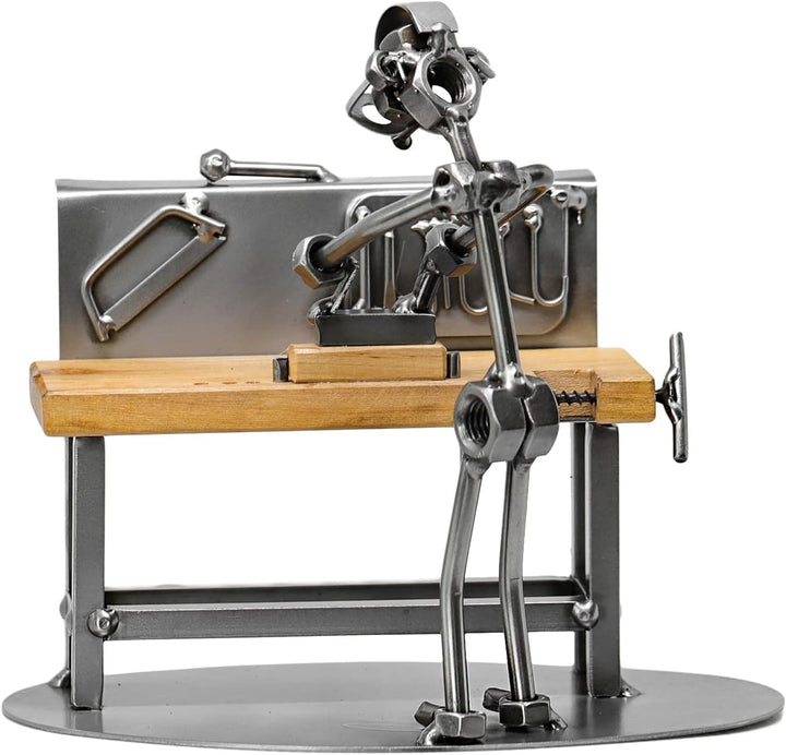 metalman24 Schraubenmännchen Tischler Schreiner I Handarbeit I Geschenkidee I Metallfigur I Metallmä