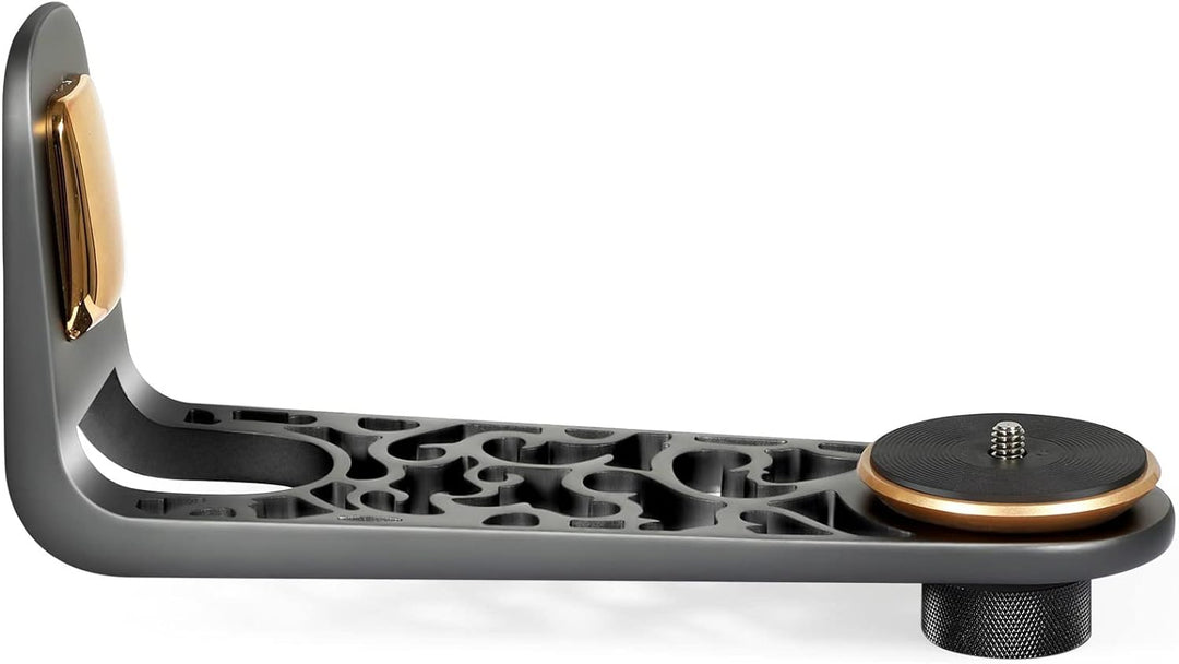 Qwall Beamer Halterung,Verstellbarer Projektor-Zubehör, Elevationswinkel ±10°，360°-Drehung,Standard-